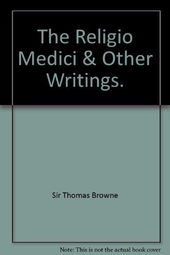 The Religio Medici & Other Writings B003MTEY2Q Book Cover