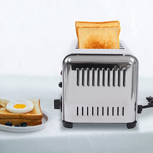 6 Slice Toaster Stainless Steel,110V 1680W Electric Commercial Bread Toaster Bagel Toaster 6 Slot Wide Metal Toaster Countertop Toaster With Tongs For Restaurant House Use #TOP2