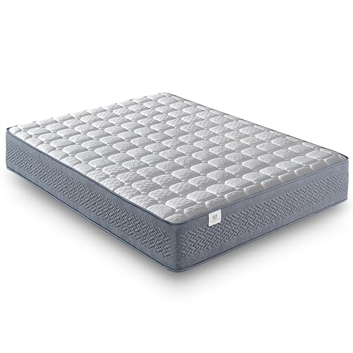 NATURELITS Colchón MemoryVex 150x190 Muelles Reversible Invierno/Verano Individual. Antiácaros y Transpirable. Núcleo Flexicell. Firmeza Media. Modelo Palace Altura 28 cm