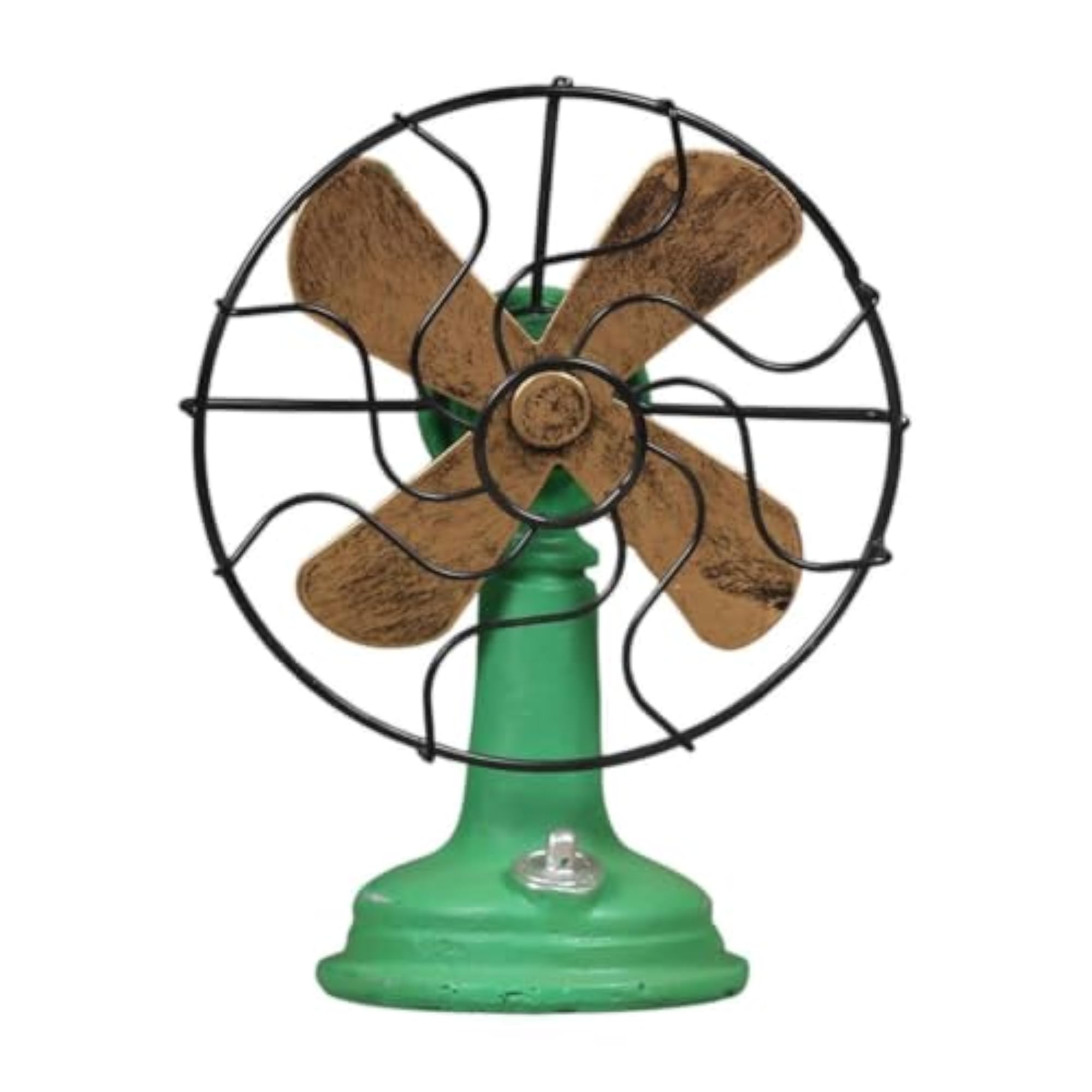Decorative Fan Model with Pedestal Base for Home Décor