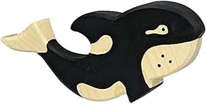Figura Madera Holztiger - Juguete Educativo - Pintado A Mano - No Tóxico - Animales Arce Haya