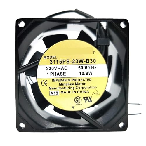Ventilateur de refroidissement 8038 anti surchauffe 230V 3115PS-23W-B30 pour serveur 8cm