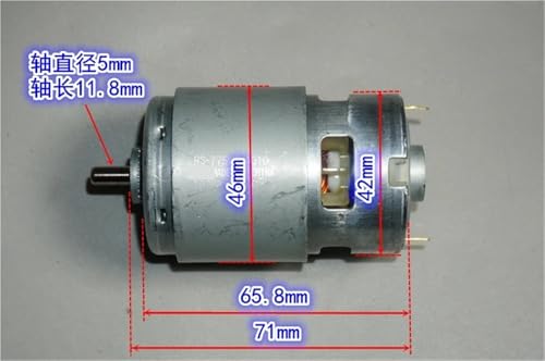 Moteur pour outil de jardin 775 14.4V haute vitesse couple puissant