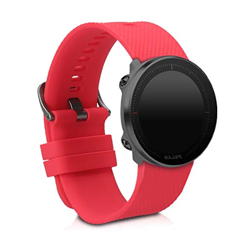 kwmobile Pulsera Compatible con Polar Vantage M/Grit X - Brazalete de Silicona en Rojo sin Fitness Tracker