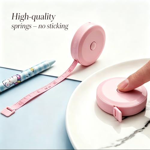 Miniatura 2 de Wintape Soft Body - Cinta Métrica Retráctil De Doble Cara 150 Cm, 2 Unidades , Color Rosa
