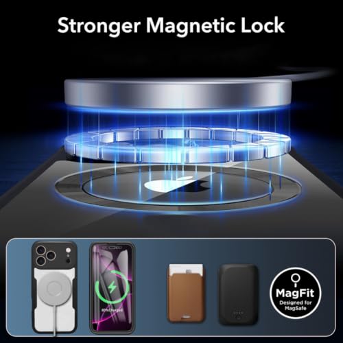 Coque silicone iPhone 12 Pro Max noire avec technologie magnétique intégrale et design transparent - 3