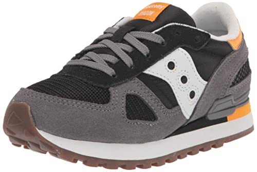 Saucony Shadow-Original's Sneaker, Black/Yellow, 5 Us Unisex Big Kid #TOP25