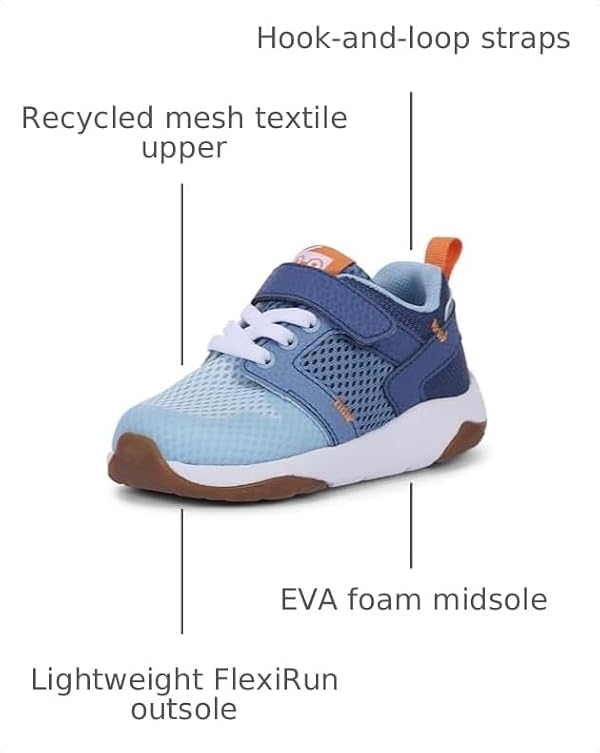 See Kai Run Viento - Multi-Colored Athletic Sneakers - Blue, 5 Toddler by See Kai Run - Used condition - Image 3