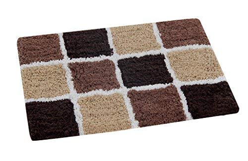 Paillasson décoratif abstrait en coton 40x61 cm multicolore DOORMAT-ACT-003