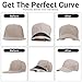 Classicseali 4pcs Hat Bender,Easy Snap Hat Curver Tool, 9 Adjustment Ranges, Plastic Hats Bender Brim, Suitable for All Types of Cap Brims, Including New Age Caps and Baseball Caps, Black