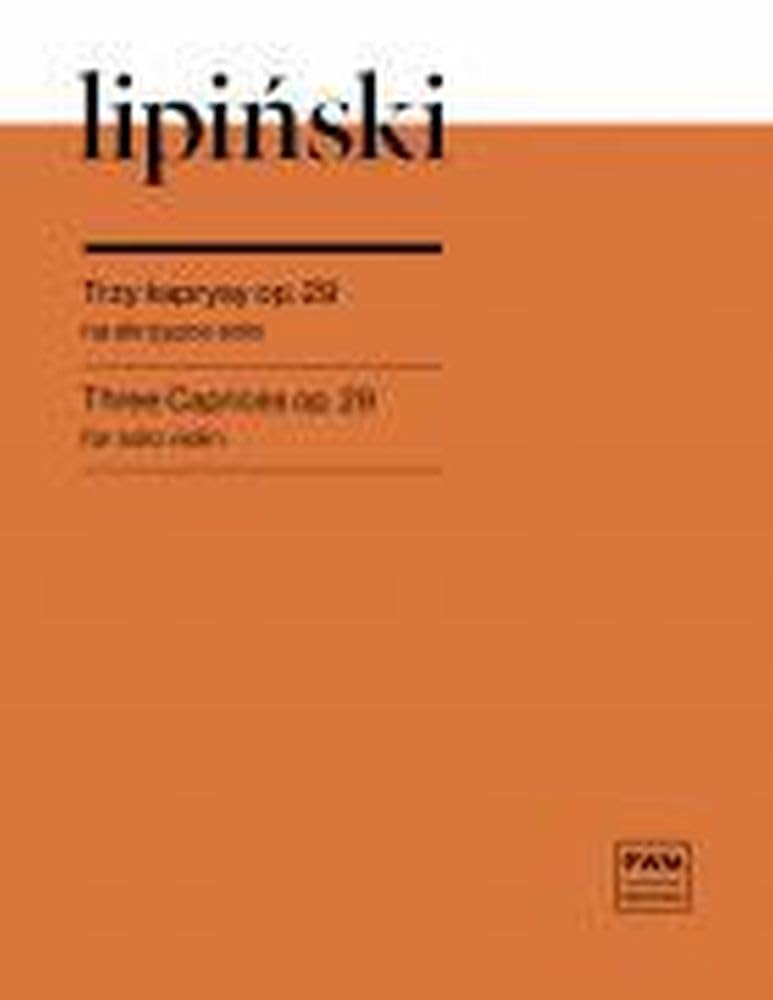 Three Caprices Op. 29. Violin Solo.