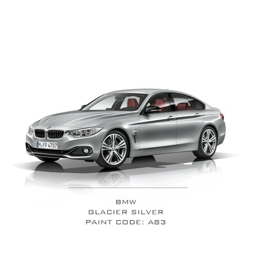 Image of Paint Scratch Fix Exact BMW Touch Up Paint For Glacier Silver A83, Car Paint Pen, Auto Marker For Scratches, Fixed Keyed Car And Stone Chips, Manufacturer Exact Color Code Match, (BMW - Glacier Silver - A83)