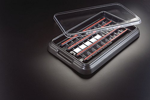 10 Slide Staining Tray with Black Lid