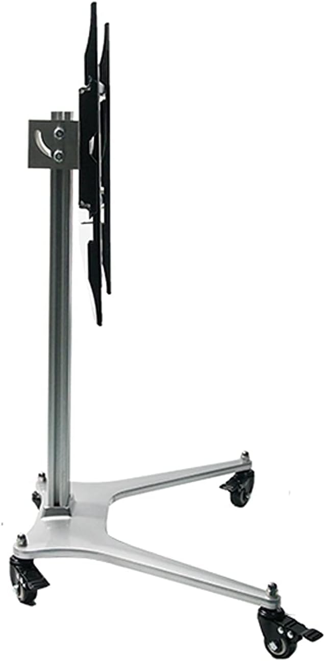 OLSKFUH Rolling Tv Stand, Mobile Tv Cart, Mobile Tv Stand, Height Adjustable Rolling Tv Stand Mobile Tv Stand Cart,