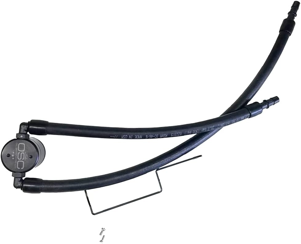 J&L Oil Separator Co. 3.0 Oil Separator Compatible with 2011-2026 Durango 5.7/2011-2021 Grand Cherokee 5.7 Passenger side (Black)