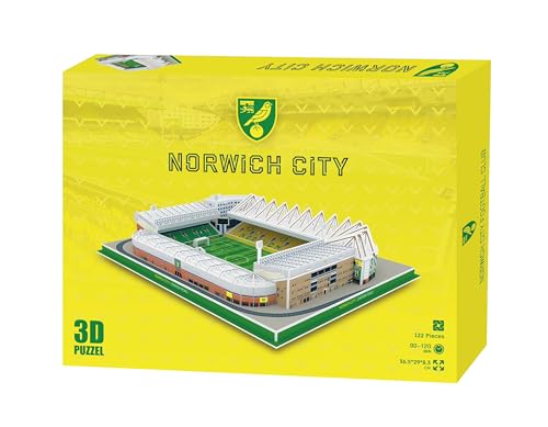 Puzzle 3D Carrow Road stade Norwich City à assembler en famille pour une soirée football