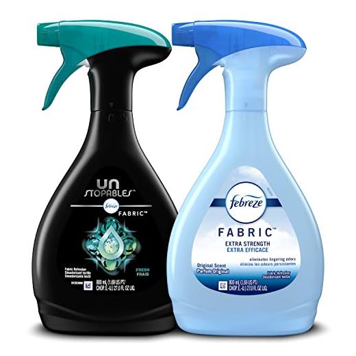 Febreze Fabric Refresher, Odor Eliminator Extra Strength + Unstopables, Fresh Scent, 27 Fl Oz (Pack of 2)