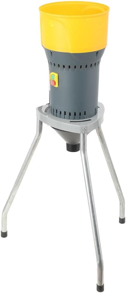 Electric Grain Mill, 25L/6.6 Gallons Dry Grain Mill Grinder Electric, Farm Home Wheat Grinder for Spice Rice Coffee Feed Flour, w/ 5 Sizes Sieves & Tripod