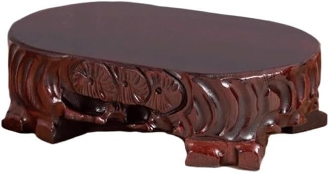 Bonsai Pedestal Vase Pedestal Stands All Solid Wood Heightened Ornament Base Vase Bonsai Fish Tank Bottom Bracket Planter Stand Plant Holder