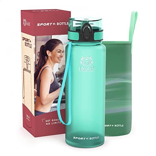 LG Luxury & Grace Sports Water Bottle 750 ml. Tritan Gym Bottle. BPA & BPS Free. Airtight Safety Closure and Push Button Opening. Reusable Bottle with Neoprene Sleeve.