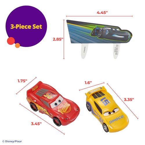 DecoSet® Disney and Pixar Cars 3 Ahead of The Curve Cake Topper, 3-Piece Set featuring Lightning McQueen, Cruz Ramirez, and Jackson Storm by DecoPac - Image 5