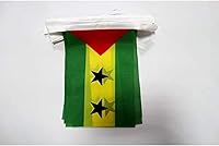 Vista 219 de Guatemala 19.7 ft BUNTING Flag 20 banderas 9'' x 6'' - Banderas de cuerda guatemalteca 5.9 x 8.3 in - AZ FLAG