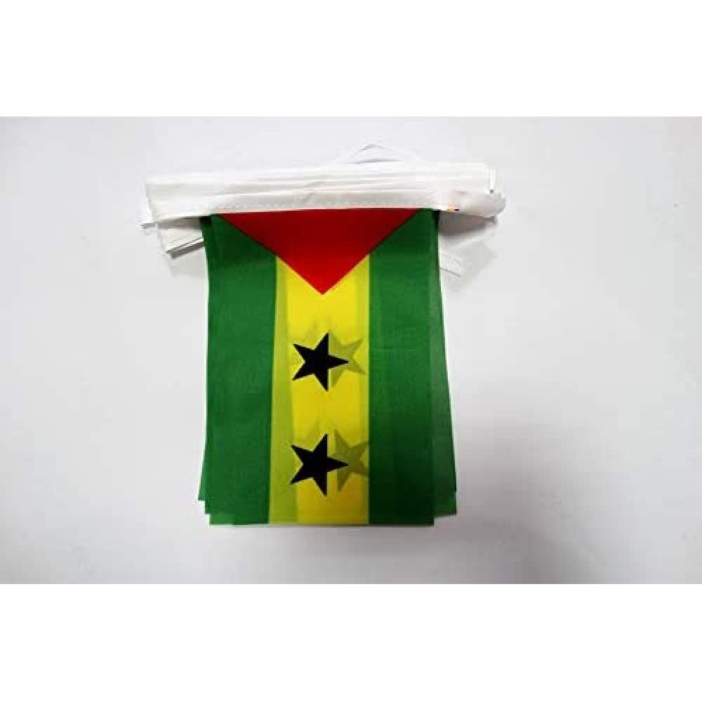 AZ FLAG Guirnalda 6 Metros, 20 Banderas de Ecuador 21x15 cm, Bandera Ecuatoriana 15 x 21 cm - Banderines — view 208