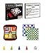 Yestaly ボードゲーム マルチゲームセット テーブルゲーム アナログゲーム ルドー チェス チェッカー 蛇と梯子 ダイヤモンドゲーム バックギャモン 五目並べ 卓上ゲーム マインドスポーツ ドラフツ 西洋碁 テーブルズ 西洋双六 娯楽 ボドゲ 盤上ゲーム マルチプレイ ポータブル 軽量 子供向け 業務用 家庭用 ギフト