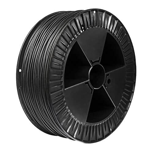 Kunststoffschweißdraht HD-PE | 4mm | rund | SCHWARZ oder WEIß NATUR | VERSCHIEDENE LÄNGEN | 5-100 Meter | TOP QUALITÄT (100 Meter, Schwarz)