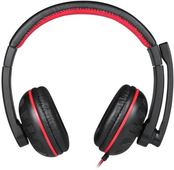 Enter spartan headphone with mic wired headset (red-black, on The ear)-image-7