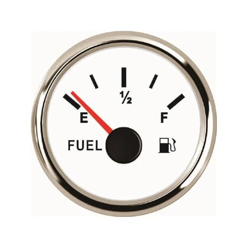 Medidor de nivel de combustible de 52mm y pulgadas de de tanque de gasolina de 0-90ohm con retroiluminación