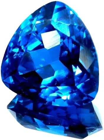 9.29 Ct Natural Flawless Blue Tanzanite Trillion Cut From Brazil Loose Gemstone for Jewellery Making