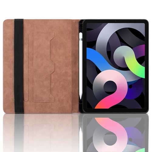 Étui antichoc iPad Pro 11 et Air 5 marron avec sangle - 3