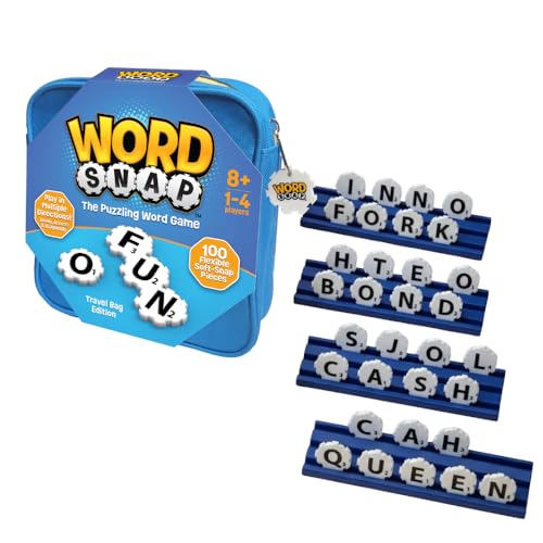 WordSnap juego de estrategia y palabras con bolso de viaje