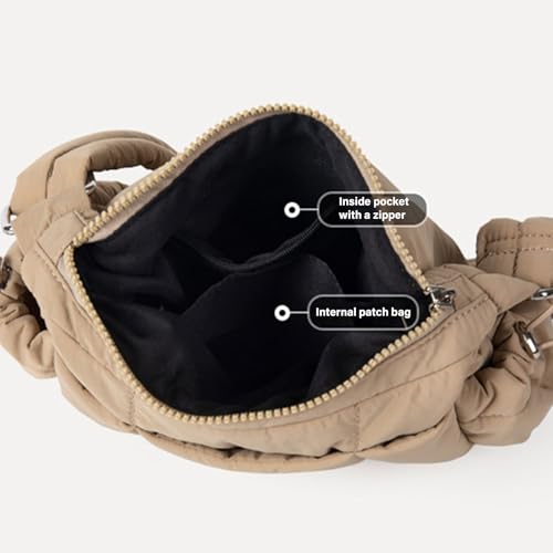 Sac à bandoulière matelassé grand format pour ne plus manquer d'espace