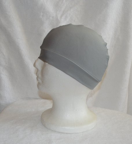 Gray Dome Hat - Spandex Wave Builder Du-rag Cap
