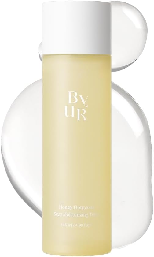 ByUR Honey Gorgeous Keep Moisturizing Toner – Deeply Hydration & Glow, Firming & Elasticity Care for Dry Skin, Skin Barrier Repair, Honey & Ceramides, Gentle Facial Daily Pore Care Korean Skincare