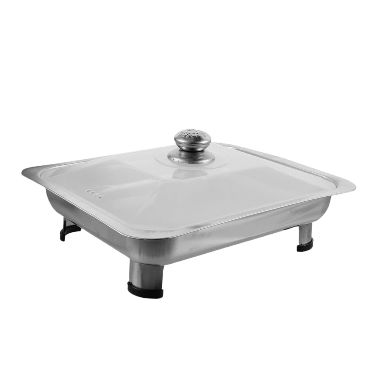 Chauffe-plats restauration OUNONA grand format 35x27 plat buffet extérieur