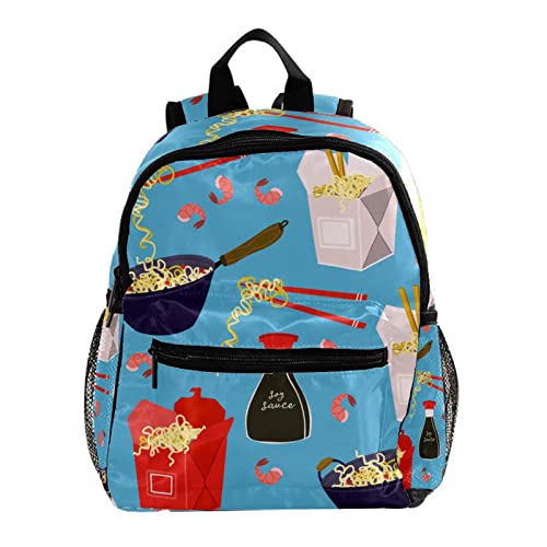Sac à dos pour enfants multicolore avec motif tropical