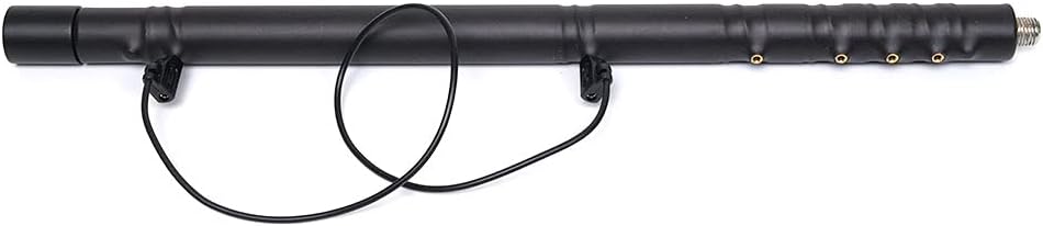 Portable GRA‑1900T HF/VHF Telescopic Antenna | 1.8–50 MHz (160–6 m) with PL‑259/UHF Connector | 120 W, Lightweight, Low SWR DX Mobile Antenna