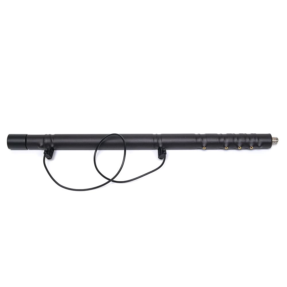 Antena telescópica portátil GRA‑1900T HF/VHF | 1,8-50 MHz (160-6 m) con conector PL‑259/UHF | 120 W, ligera, baja SWR DX antena móvil