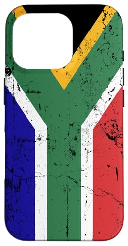 South Africa Vintage Flag Proud South African Case for iPhone 16 Pro