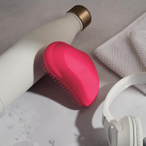 Tangle Teezer Original Entwirrungsbürste – Für Nasses & Trockenes Haar – Haarbürste für Alle Haartypen – Zweistufige Borsten Reduzieren Haarbruch & Entfernen Knoten – Pink Fizz