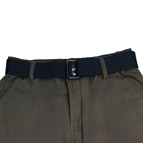 Image of CAVIO Boys Cotton Solid Cargo Pants