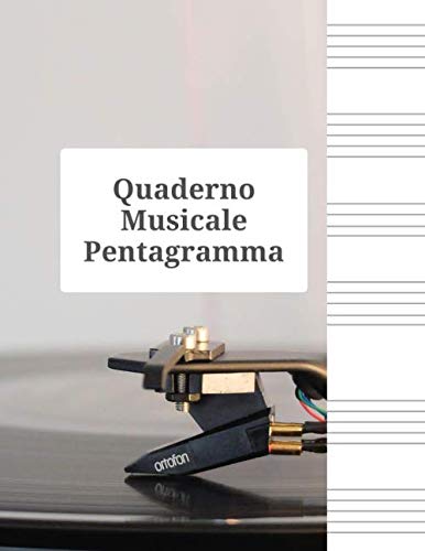 Quaderno Musicale A Pentagramma - Carta Per Spartiti, Ideale Per Musicisti E Studenti Di Musica - Foto 10