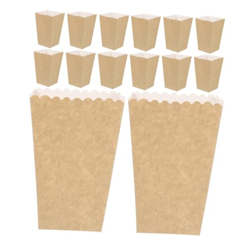 Mikinona 24 Piezas Cajas Kraft para Xs Contenedores para Snacks de Fiesta Aperitivos Pollo Frito y Dulces Diseño Uniforme para Pequeños y