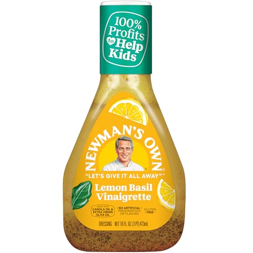NEWMANS OWN DRSSNG LEMON BASIL VNGRTT 16 FO