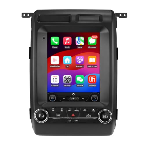 Android14 10.4 inch HD Touchscreen Car Radio Upgrade for F150 2009-2014 Wireless Carplay | Android Auto 2G+64G WiFi GPS Navigation Bluetooth 5.0 FM SWC Car Tablet