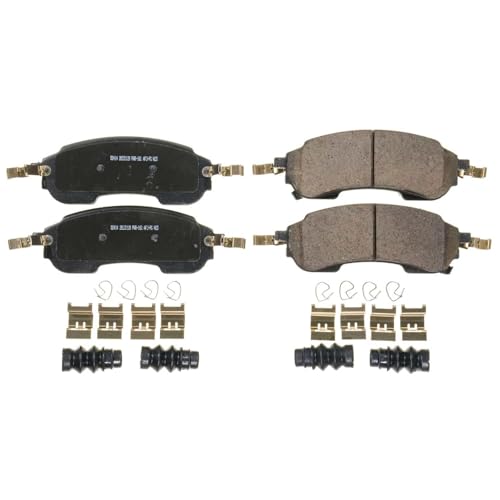 Image of PowerStop Rear Brake Pads for Ford Bronco 2021-24 - Z17 Ceramic Brake Pads with Installation Hardware, 17-2414