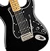 Squier Classic Vibe 70s Stratocaster Electric Guitar, with 2-Year Warranty, Black, Maple Fingerboard